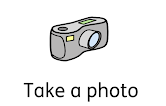 A clipart of a digital camera